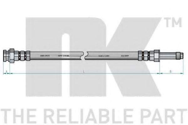 NK 852586 Brake Hose